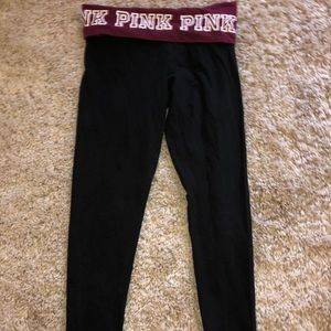 Victoria’s Secret pink leggings, worn twice